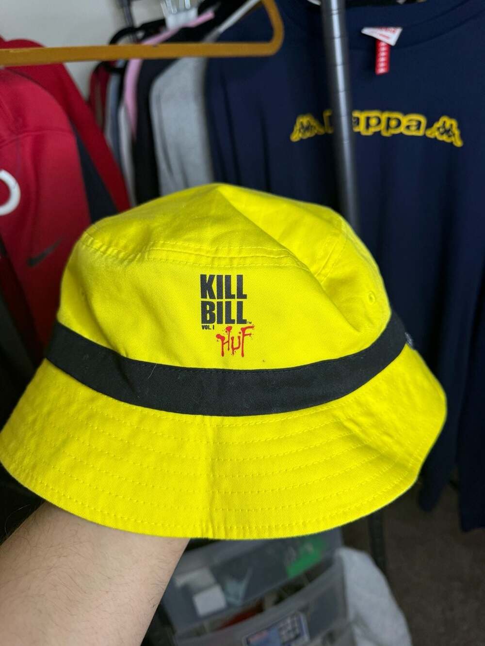 HUF x Kill Bill Vol. 1 Reversible Bucket Hat Yellow/Graphic Size S/M